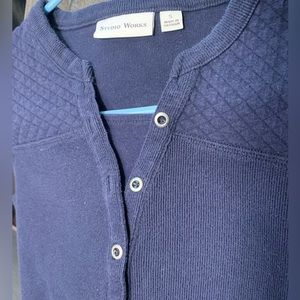 Studio works knit - navy, small